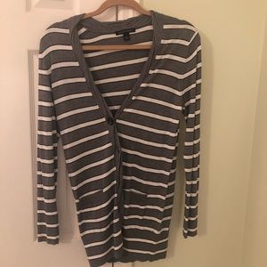 Banana Republic Striped Cardigan Size Medium